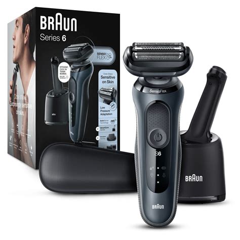 Buy Braun Electric Shaver For Sensitive Skin Wet And Dry Shave Series 6