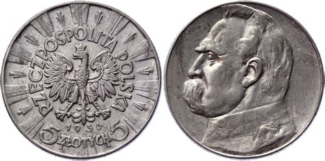 Poland 5 Zlotych 1936 Auctions Katz Coins