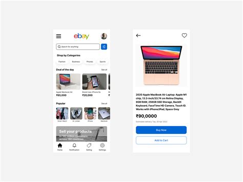 Ebay App Redesign By Reyhan Tamang On Dribbble