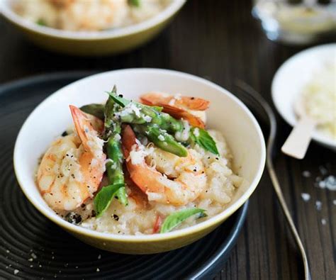 Prawn And Asparagus Risotto Recipe Australian Womens Weekly Food