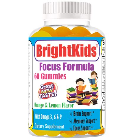 Brightkids Liquid Brain Focus Supplements For Kids Brightkids