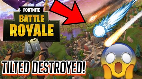 Titled Towers Is Going To Be Destroyed By A Meteor Fortnitebattle