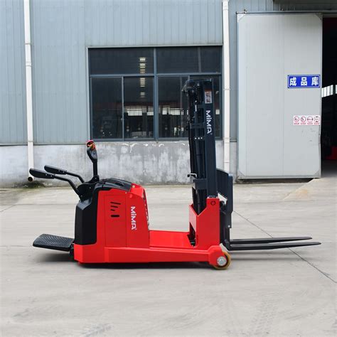 Low Cost Mima 2000kg Ride On Electric Pallet Stacker China Forklift