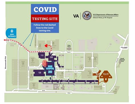 Need A Covid Test Here Is A Map To Hines Va Hospital