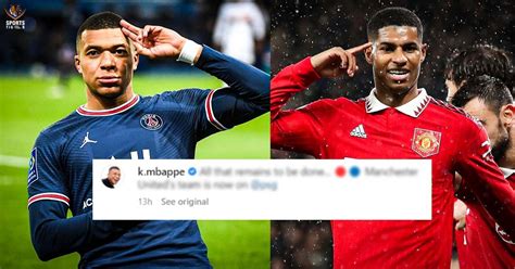 psg star kylian mbappe s instagram caption hints at manchester united transfer