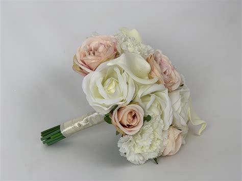 Artificial Silk Brides Hand Tied Bouquet Beautiful Bouquets