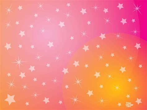 Pink Stars Background Vector Art And Graphics