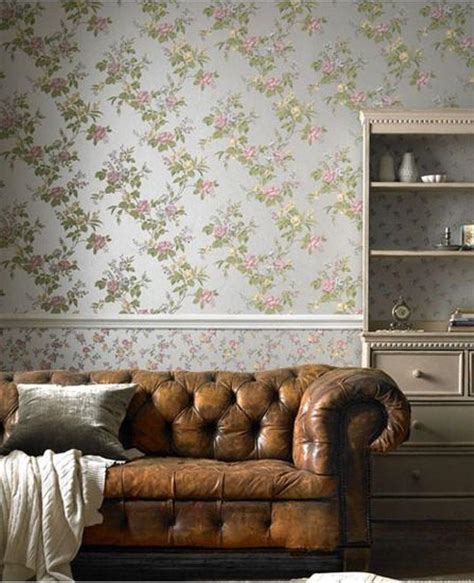20 Living Rooms With Beautiful Floral Wallpaper Rilane