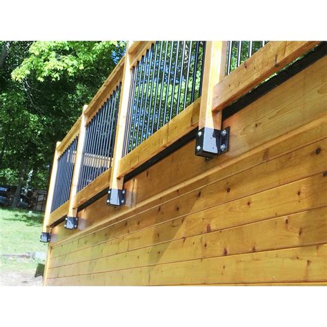 Deck Railing Post Mounting Brackets • Decks Ideas