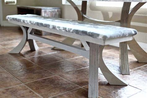 How To Build A Diy Dining Table Bench With Curved Legs Thediyplan