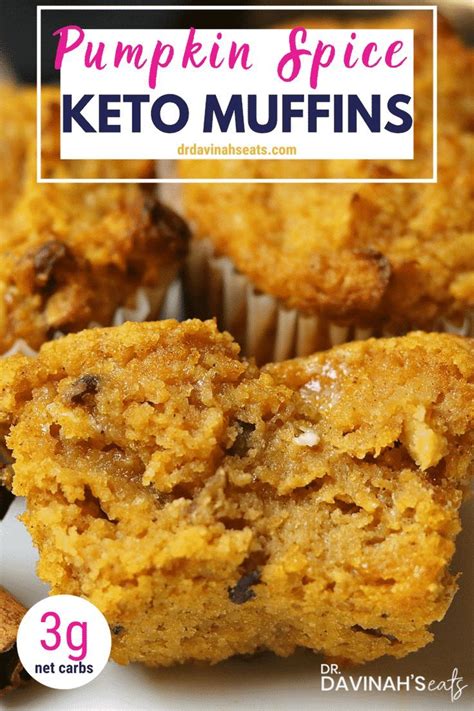 Low Carb And Keto Pumpkin Spice Muffins Recipe