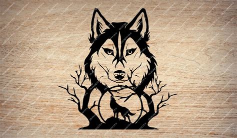 Wolf Svg File Wolves Clipart Wolf Stencil Animals Svg Etsy