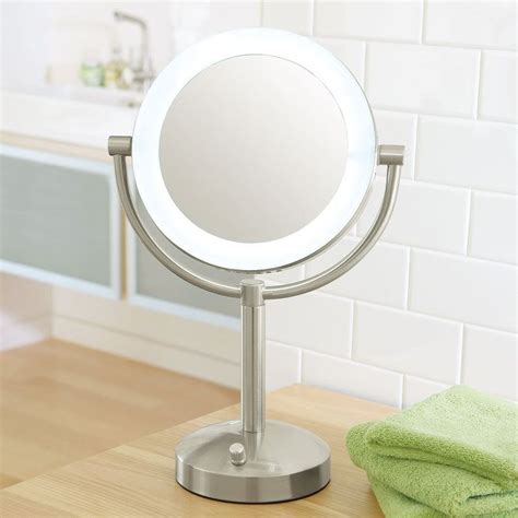 Diy ikea bathroom vanity mirror with lights. Make-up mirror. Want this so I can look at all of my flaws ...