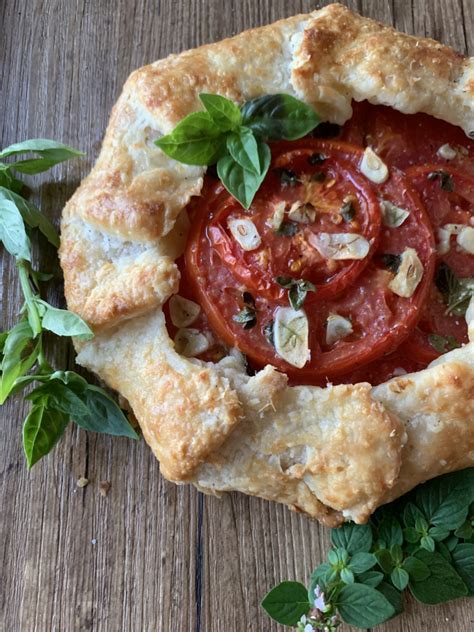 Fresh Tomato And Goat Cheese Galette Just A Dash