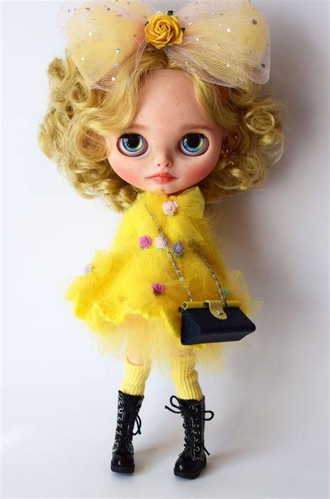 Custom Blythe Doll For Adoption Sale By Giuliadolls Dollycustom