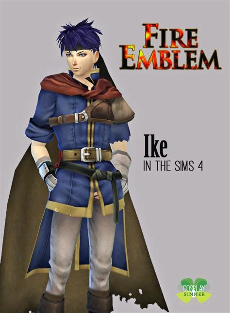 Fire Emblem Ike Cosplay Set For The Sims 4 By Cosplay Simmer Sims 4