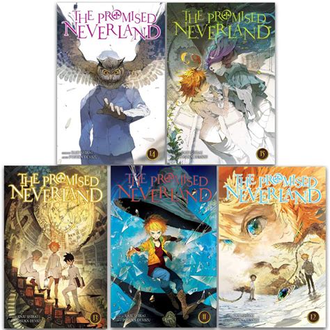 The Promised Neverland Vol 11 15 5 Books Collection Set By Kaiu