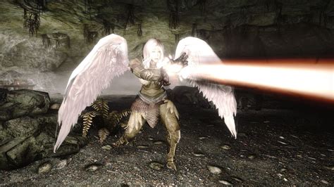 Divine Conjuration Skyrim Mod Turns Players Into Angels Pc Gamer