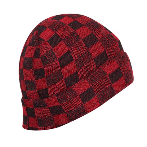 Fabseasons Acrylic Woolen Winter Skull Cap Red Clothing