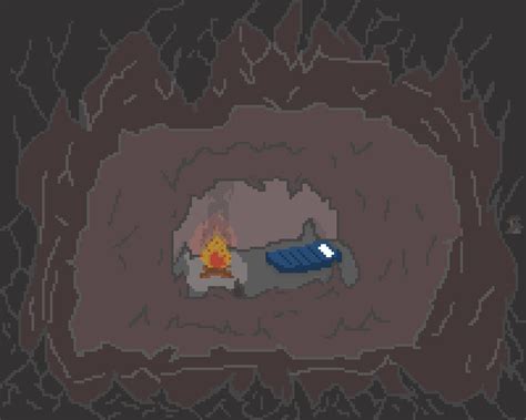 Cave Minecraft Pixel Art