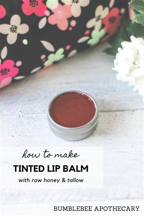 This Is A Completely Natural Lip Balm That Uses Tallow And Honey