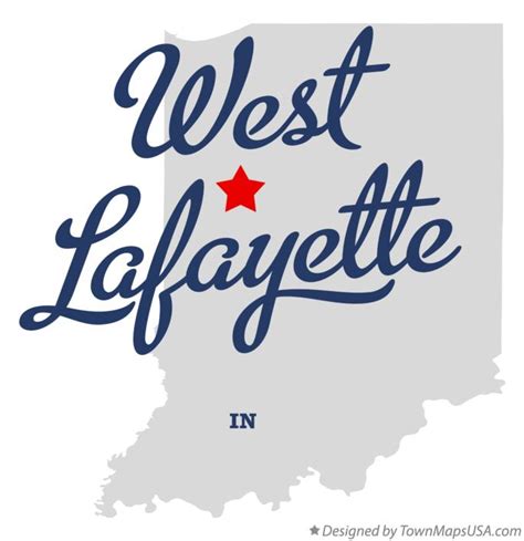 Map Of West Lafayette In Indiana