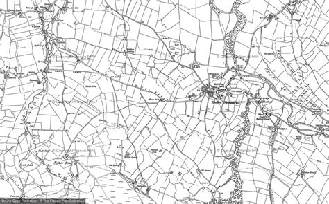 Historic Ordnance Survey Map Of Hesket Newmarket 1899