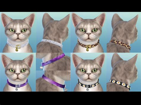 The Sims Resource Cat Collar 4 Recolors