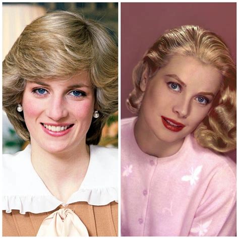 Diana Spencer Princess Of Wales And Grace Kelly Princess Of Monaco Lady Diana Grace Kelly Diana