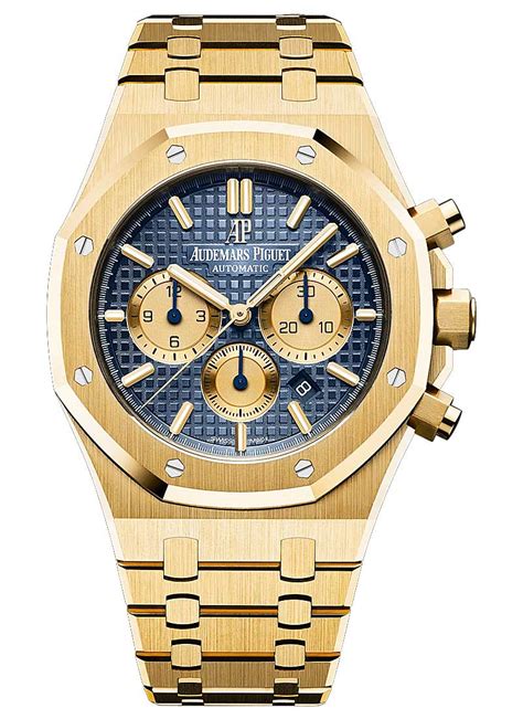 26331baoo1220ba01 Audemars Piguet Royal Oak Chronograph Yellow Gold