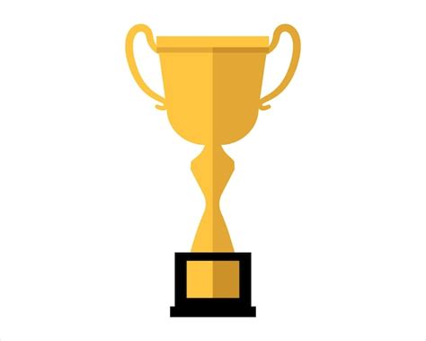 Premium Vector Victory Cup The Trophy Won Vector Icon