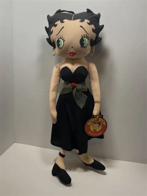Betty Boop 1999 18” Doll Runway Betty Black Dress Kellytoy King