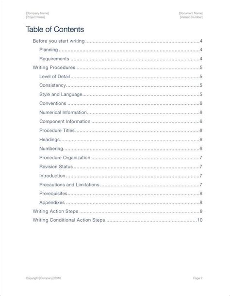 The Table Of Contents Is Shown In This Page Which Contains Information