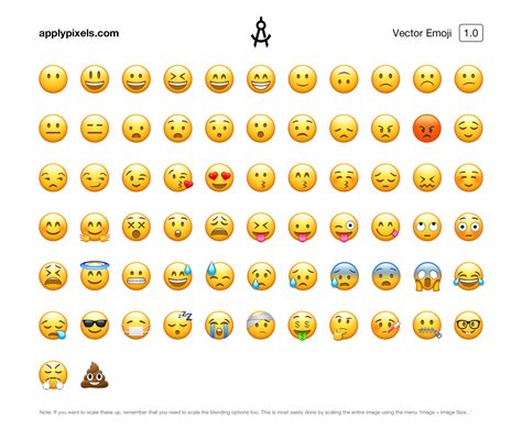 18 Ide Istimewa Apple Emoji Vector Free Download