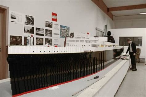 The Worlds Largest Titanic Lego Model Built From 56