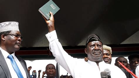 Raila Odinga Inaugurates Himself As Kenyan President