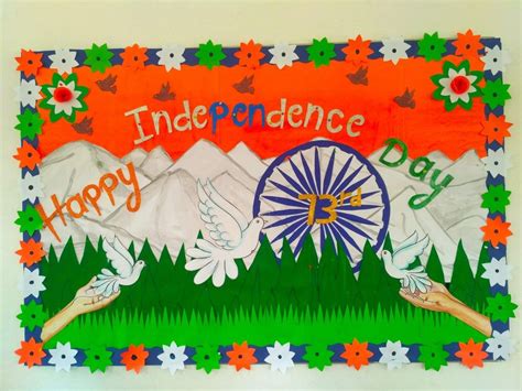 pin by daily dose of art and craft on school bulletin board ideas independence day drawing