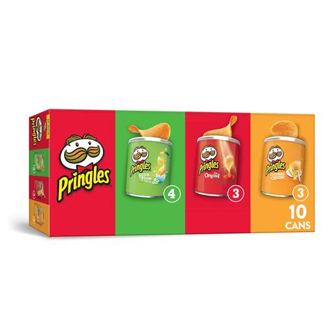 Buy Pringles Potato Crisps Chips Flavored Variety Pack Original