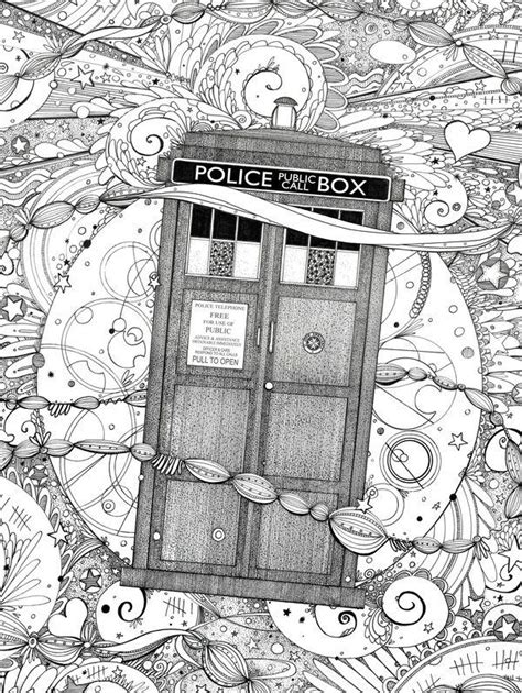 Simply do online coloring for d is for doctor coloring page directly from your gadget, support for ipad, android tab or using our web feature. DW Free Page TARDIS | With the (library) kids | Pinterest ...