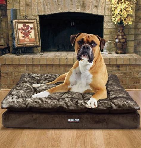 When looking for a dog bed you will need to keep in mind your. Your pet will sleep soundly in this Kirkland Signature ...
