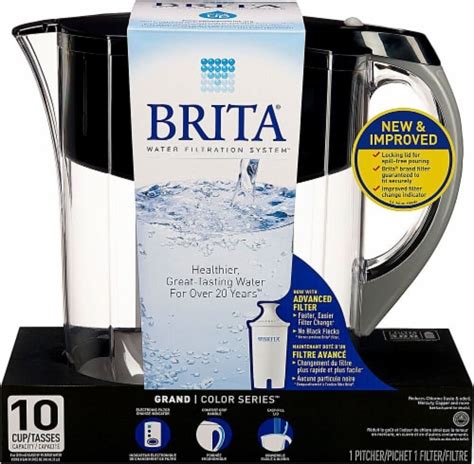 Brita Grand Water Pitcher With Filter Black C Dillons Food Stores