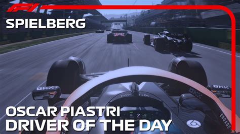 F Mod Oscar Piastri Driver Of The Day Onboard Race At