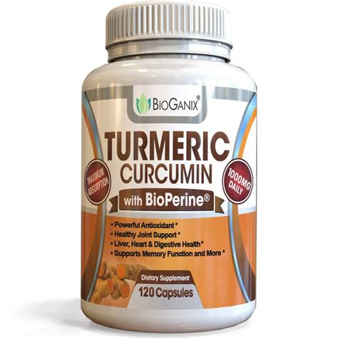 Turmeric Curcumin Supplement With Bioperine Black