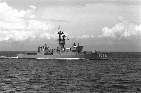 A Starboard Beam View Of The Frigate Uss Jesse L Brown Ff 1089