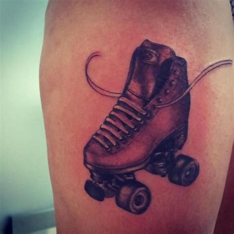 Beautiful Roller Skate Tattoo