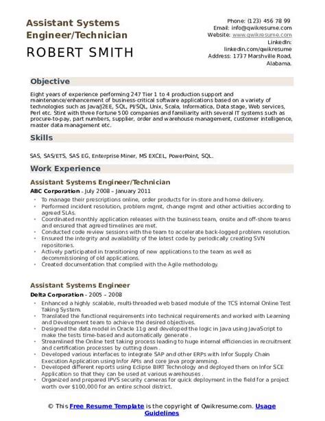 Sample resume for nurses applying abroad pdf. Application Support Engineer Resume Samples | QwikResume