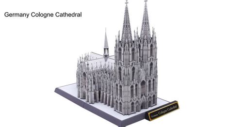Germany Cologne Cathedral Papercraft Etsy