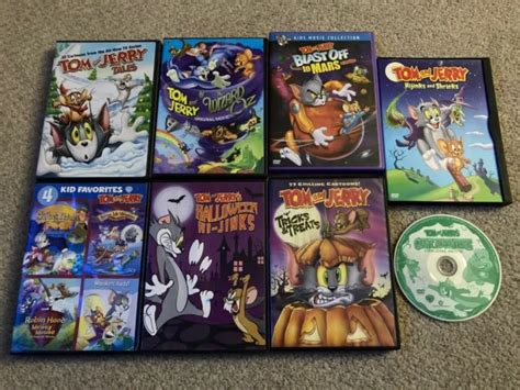 Tom And Jerry 8 Dvd Lot Halloween Hijinks Blast Off Tricks Treats