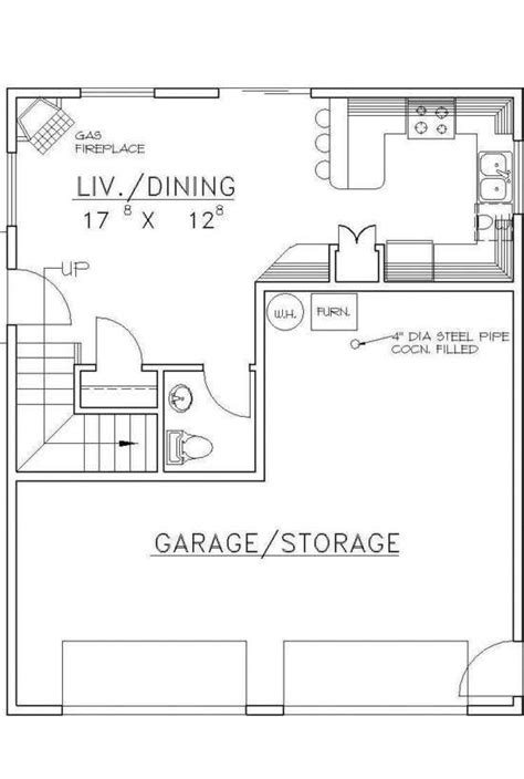 Garage Apartment Floor Plans One Story Thefloors Jhmrad 153723
