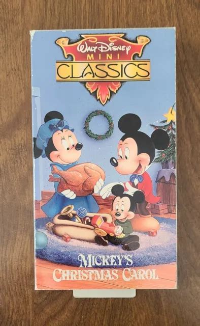 Mickey Mouse Mickeys Christmas Carol Walt Disney Mini Classic Vhs 459